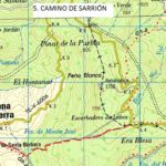 Mapa camino de Sarrión